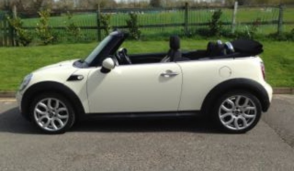 2010 / 60 MINI One Convertible in Pepper White with Pepper Pack.