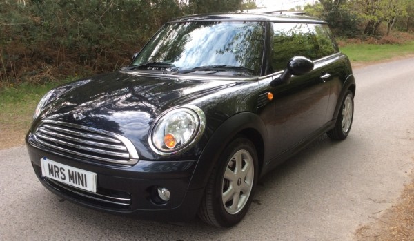 A birthday surprise for an 18th……  lucky girl…    2008 MINI One 1.4 In Black with Panoramic Glass Sunroof – DONE 11K Miles YES JUST 11,600 MILES FROM NEW