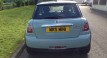 Helen chose this “Baby Blue”  2011 MINI One with Very Low Miles