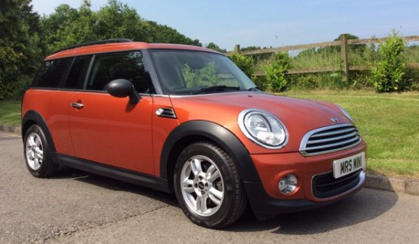 2013 MINI One Clubman Auto In Spice Orange With Pepper Pack and Bluetooth