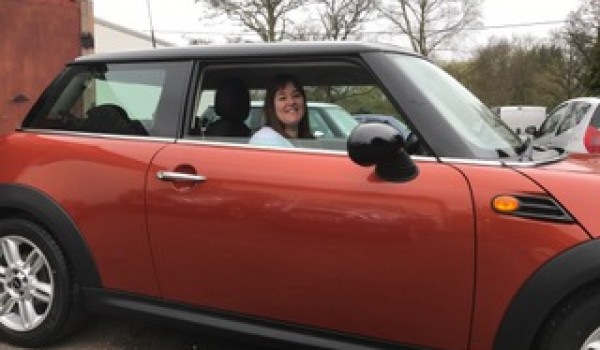 Diane has chosen this 2010 MINI Cooper Spice Orange With Chili Pack & Ridiculously Low Miles 20K