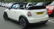 TINKERBELLE  who has gone to live with Deborah –  2010 MINI Cooper Convertible in Pepper White with Chili Pakc & Half White Leather Sports Seats