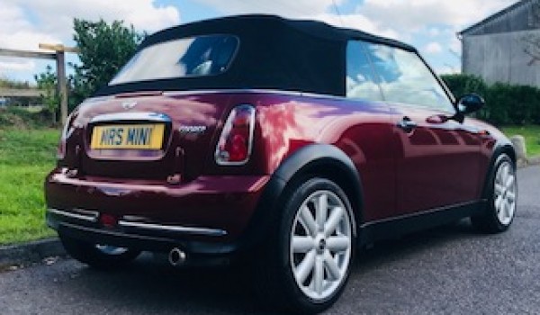 Rosie has chosen this 2008 MINI Cooper Convertible in Nightfire Red – Just Serviced & Look how colour changes in the light