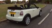 The very glamorous Irene chose this 2009 MINI Cooper Convertible in Pepper White with low miles 35K & Half White Leather Interior