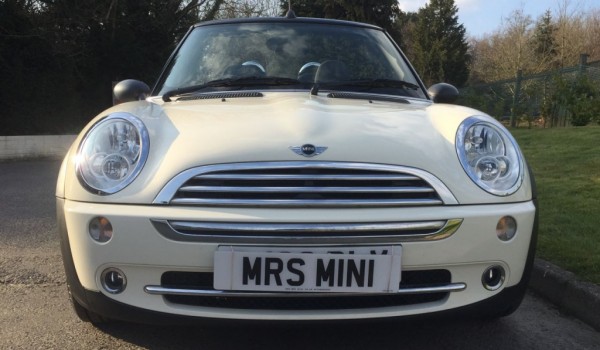Alison has chosen this 2008 MINI One Convertible in Pepper White with Pepper Pack – VALUE