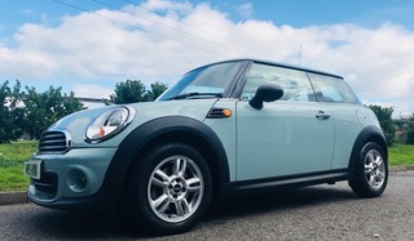 Sold for the second time !!    2013/63 MINI One AUTOMATIC in Ice Blue with just 19K miles & Full Service History