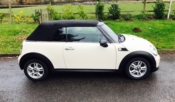 Karen chose this 2012 MINI One Convertible Pepper Pack In Pepper White 29K Miles