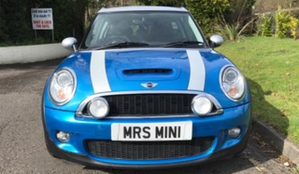 Not to be outdone by his partner, Nick has chosen this 2008 MINI Cooper S Clubman Laser Blue Metallic With Full MINI Service History