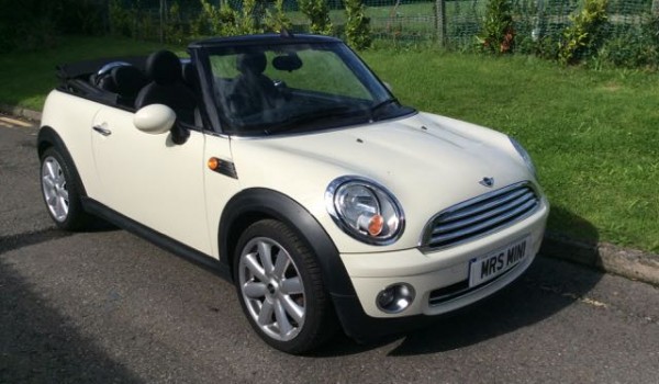 2009 MINI Cooper Convertible in Pepper White with Full Leather