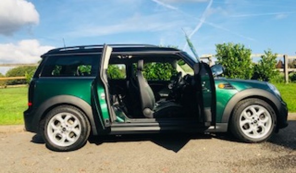 Off to Bonnie Scotland for this RARE 2012/62 MINI Copper D Clubman AUTOMATIC in British Racing Green with BIG SPEC & LOW MILES  VISIBILITY & CHILI PACKS