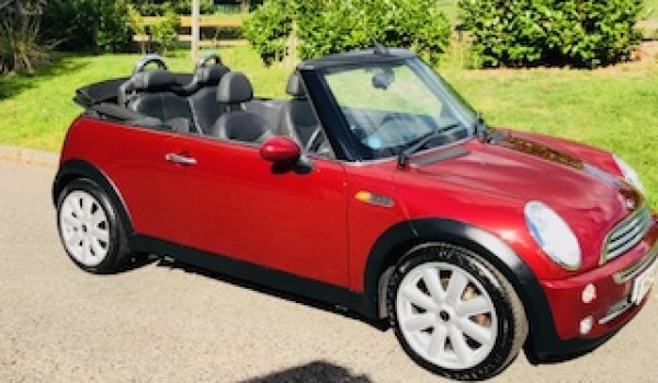 Rosie has chosen this 2008 MINI Cooper Convertible in Nightfire Red – Just Serviced & Look how colour changes in the light