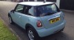 Helen chose this “Baby Blue”  2011 MINI One with Very Low Miles