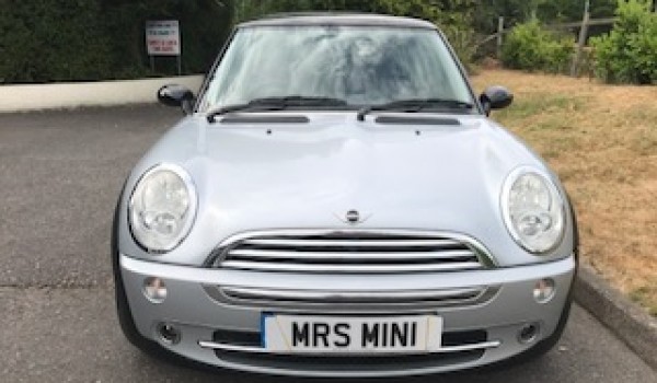 Ben has chosen this 2005 MINI Cooper in Pure Silver with Chili Pack & just 56K miles plus a Panoramic Glass Sunroof
