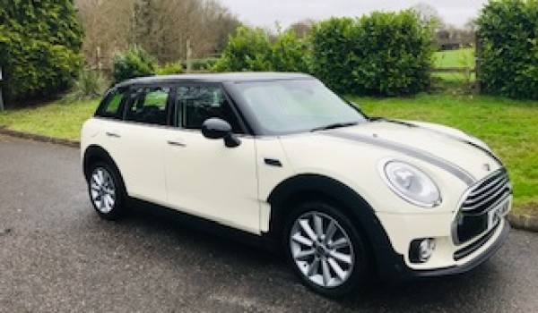 Cathy chose this 2016 Mini Cooper Clubman in Pepper White with Lots of Optional Extras