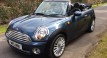 Juliette has decided this could be her Wedding Car, Congratulations…..   2009 MINI Cooper Convertible in Horizon Blue with Bluetooth, Full Leather Heated seats & so much more