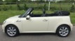 Kerry is having this 2009 / 59 MINI Cooper Convertible Chili & Visibility Packs with Sports Bodykit In Pepper White with Lounge Leather