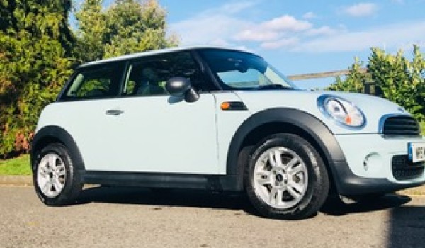 Sold for the second time !!    2013/63 MINI One AUTOMATIC in Ice Blue with just 19K miles & Full Service History