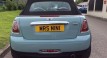 Chantelle is taking this home – 2011 MINI One Convertible with Pepper Pack in Ice Blue with BLUETOOTH & USB