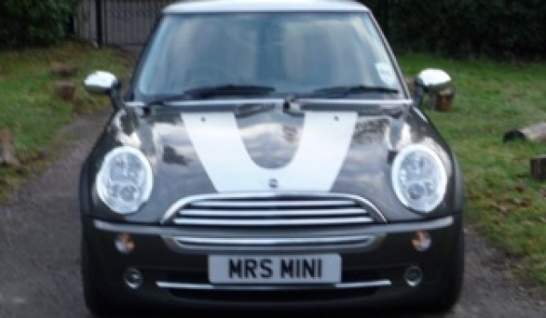 Mr Ashton is taking delivery of this 2005 / 55 MINI Park Lane Special Edition in Royal Grey