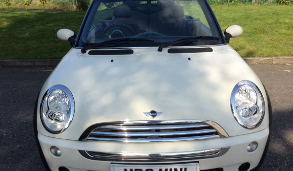 Too Late – Sue had her eye on this one and has decided its the MINI for her – 2006 MINI Cooper Convertible in Pepper White – Great Value