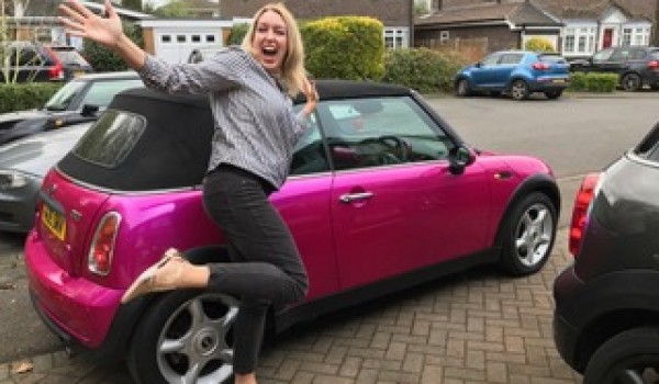 We agree Nicola – your husband won’t be so keen to borrow this 2006 MINI One Convertible !!