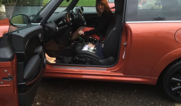 Elaine has chosen this  2010 / 60 MINI Cooper Chili Pack in Spice Orange – SIMPLY STUNNING MINI