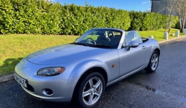 2007 / 57 plate Mazda MX5 in Silver with comprehensive history