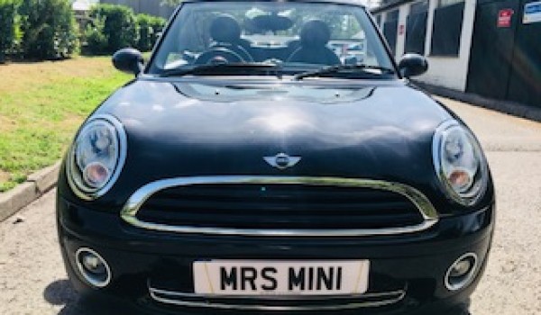 Judith chose this first in 2018 then we sold it again to Emily in 2020 …….2010 MINI Cooper Automatic with Chili Pack in Black with High Spec