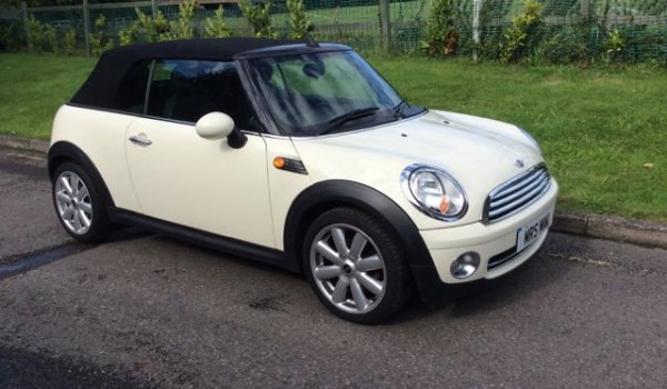 2009 MINI Cooper Convertible in Pepper White with Full Leather