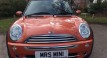 Hannah is going to take this MINI to Somerset to live…. we’ve been calling her Marmalade…  2006 MINI Cooper Convertible in Orange with Full Leather Heated Seats