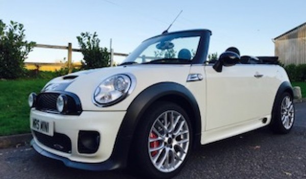 MY59JCW is a 2009 MINI JOHN COOPER WORKS Convertible in Pepper White – Just 19K miles