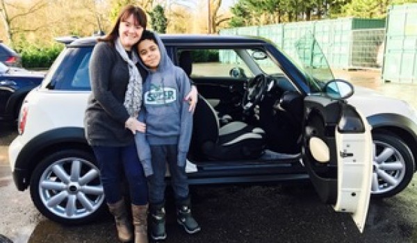 MINI Pengu is off to  her new home with a lovely family – enjoy you 2009 MINI Cooper S Automatic Pepper White With Chili & Visibility Packs Plus Panoramic Glass Sunroof & Half White Leather Heated Seats