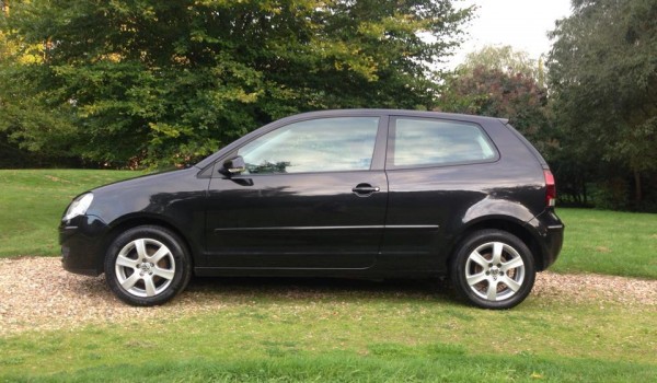 2008 Volkswagen Polo 1.2 Match 60 3dr in Black with 39K miles  CALL KIRSTY ON 07545 333943