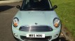 Helen chose this “Baby Blue”  2011 MINI One with Very Low Miles