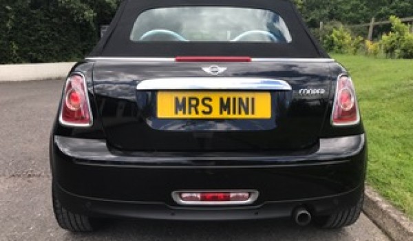 Pia has chosen this 2011 MINI Cooper Convertible in Midnight Black