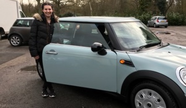 This lucky MINI is off to live with India….2012 MINI One Automatic 1.6 Sport Ice Blue Low Miles 26K