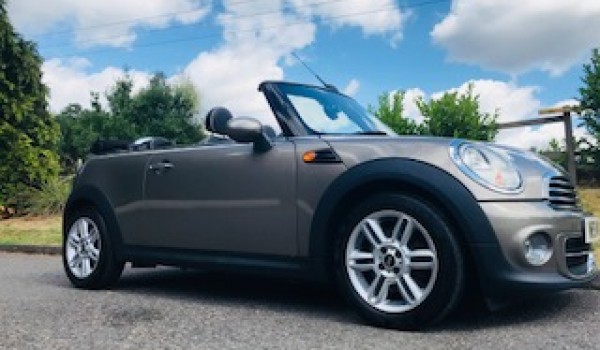 2012 MINI Cooper Convertible in Velvet Silver with Chili Pack & Huge Spec