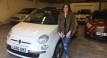 Leanne’s dad is treating her !!  2010 Fiat 500 Lounge White